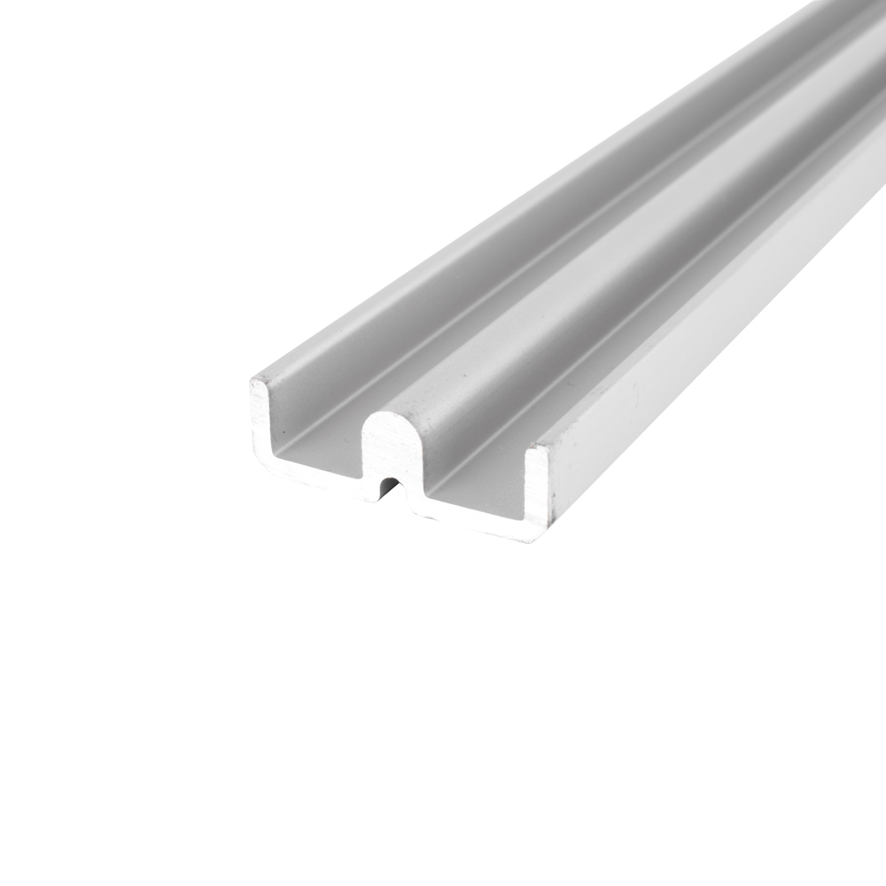 Vista Bottom Aluminium 'E' Track - Silver (1.8m)